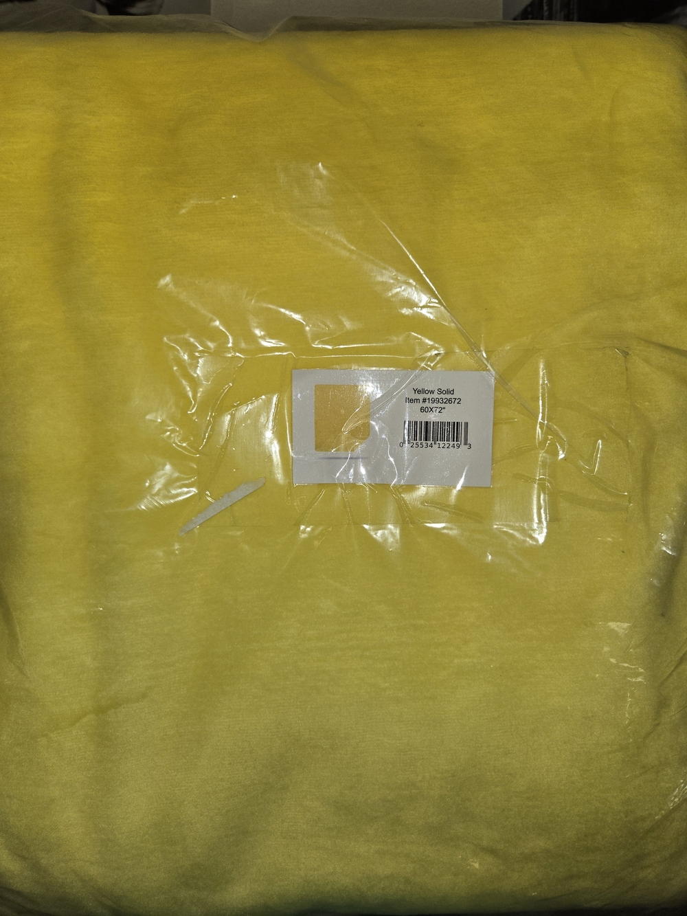 Denali Acrylic Throw Blanket In Solid Yellow